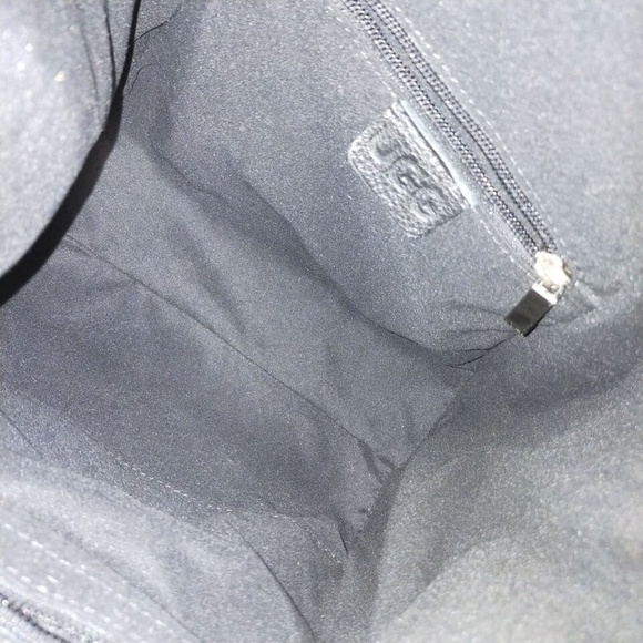 UGG BackPack Bag Black Leather - Picture 8 of 9
